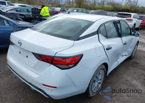 2024 Nissan Sentra S Xtronic Cvt из США, поврежденный, VIN 3N1AB8BV2RY286560